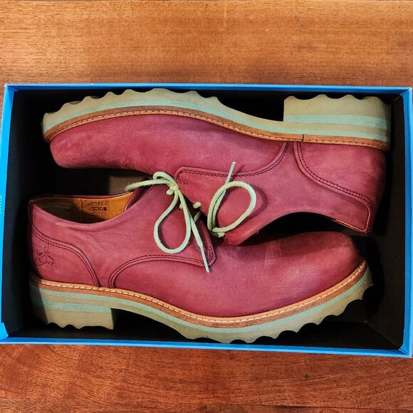 Fluevog Kaya Burgundy - Picture 1 of 10